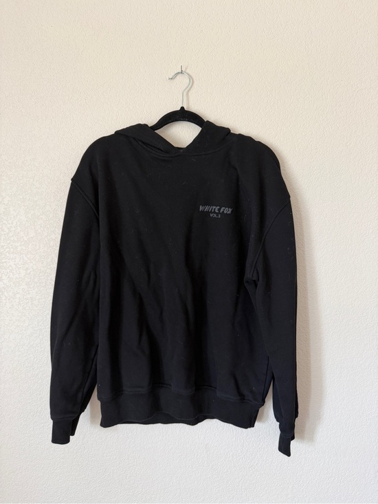 White Fox Boutique Tops - White Fox Boutique Black Hoodie Sweatshirt